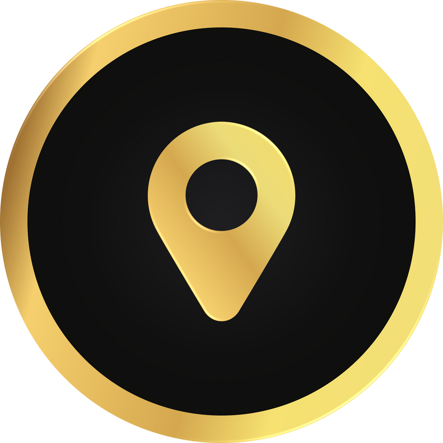 Location Pin Gold Icon